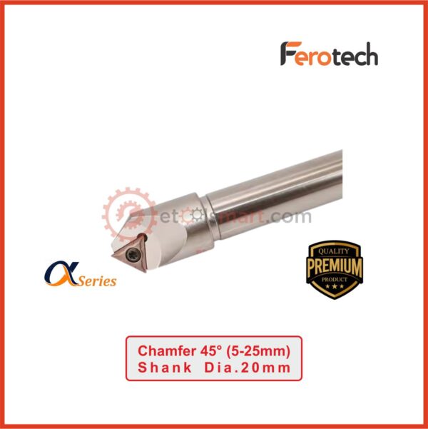 Ferotech 45° Chamfer Cutter Range Dia.5-25mm TCMT16T3 - etoolsmart